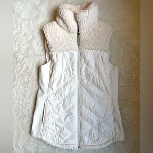 Prana Cream Quilted Vest